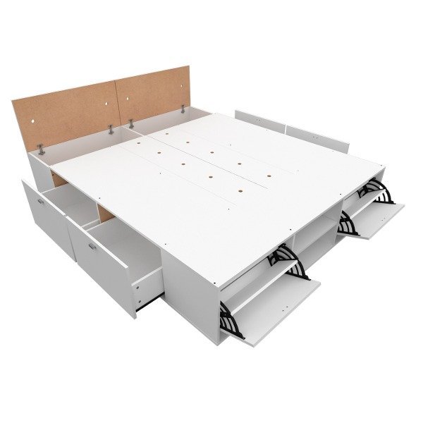 Cama box de dos plazas