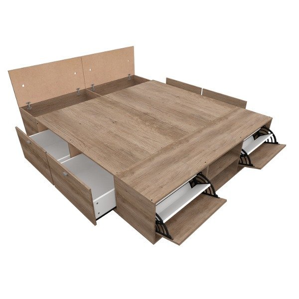 Cama box de dos plazas