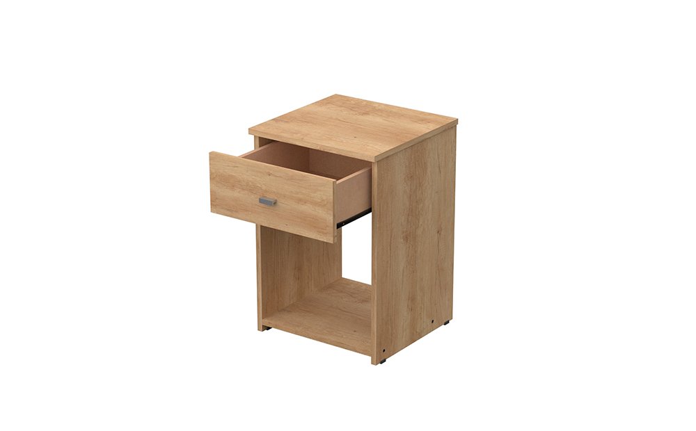 Mesa de luz con un cajon