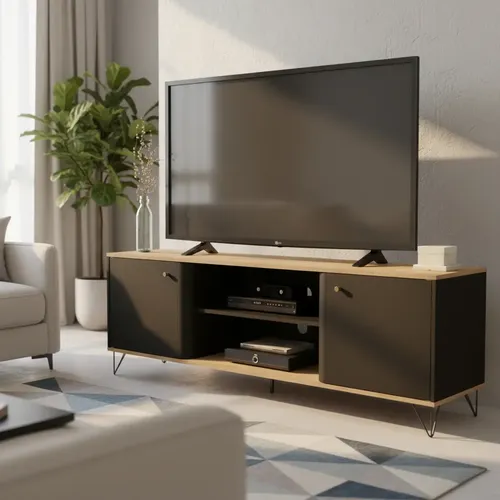 Rack de tv curvo